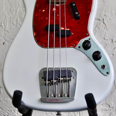 1966 Fender Mustang Bass with OHSC image 2
