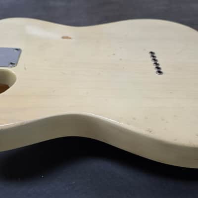 1969 Fender Telecaster Thinline Natural Ash Blonde 60s ARTIST OWNED STAGE PLAYED Road Worn Heavy Relic Aged American Vintage 1960's USA Tele Guitar image 24