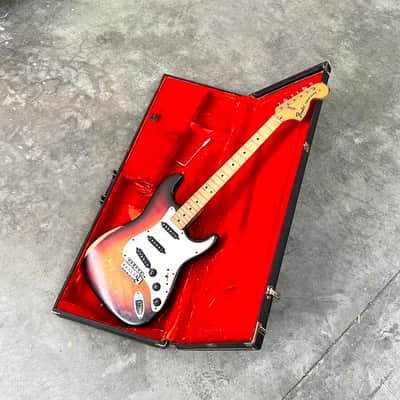 Fender Stratocaster c 1974 Sunburst original vintage USA strat 1973 3tsb image 6