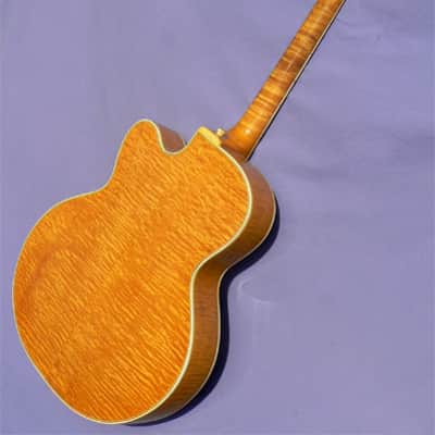 1952 D'Angelico Excel: Intensely Flamed, Thrilling Voice, Art Deco Masterpiece image 2