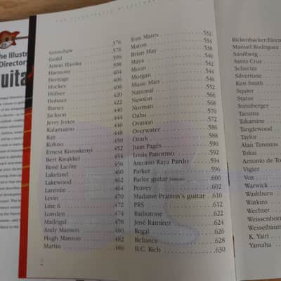 The Illustrated Directory of Guitars by Nick Freeth hardcover book image 6