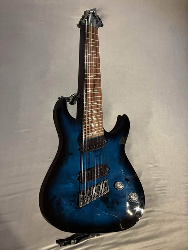 Immagine Schecter Omen Elite-8 MS Blue 2022 - Blau - 1