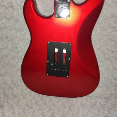 Squier Stratocaster 2004 - Metalic Red image 9
