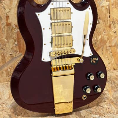 Pre Owned Gibson 2013 Captain Kirk Douglas Signature SG Custom - Vintage Cherry Inc. Case image 1