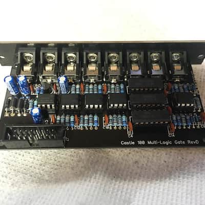 LZX Industries Castle 100 Multi Gate Eurorack Synthesizer Module 2008 - Present - Black image 2