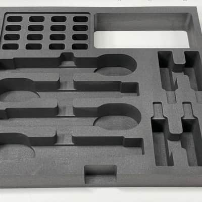 Custom Foam Insert for Rack Drawer fits Shure Axient Digital ULXD QLXD Wireless Handheld Bodypack Battery QLXD1 ULXD1 AD1 QLXD2 ULXD2 AD2 SB900 SB900A SB900B SB900C image 2