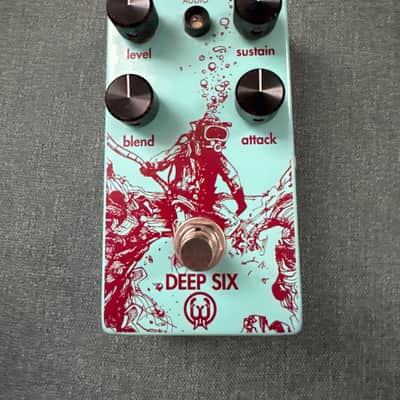 Walrus Audio Deep Six Compressor V1 2012 - 2018 - Blue / Red Diver image 1