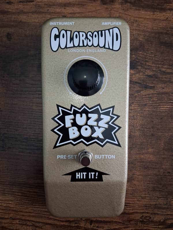 Sola Sound Colorsound "SAKATA" One Knob Fuzz (Tone Bender 1.5) - D*A*M 2025 - Gold image 1