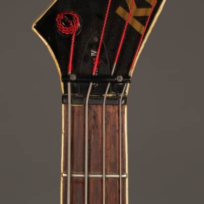 Kramer Forum IV 4 String Bass Japan 1980's Magenta image 4