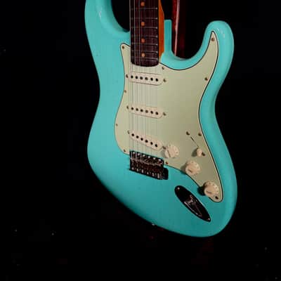 Fender Limited Edition 59 Strat Journeyman Relic 2022 - Faded Aged Sea Foam Green image 5