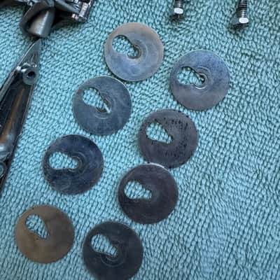 Premier Lot of 8 Vintage Floor Tom Drum Lugs - Spacing 1 7/16” 70s - Chrome image 7