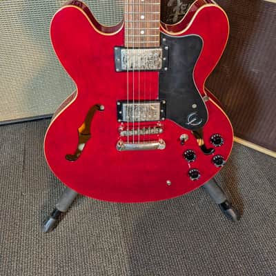 Epiphone Dot Semi-Hollow Electric Guitar - Cherry (2018) image 3