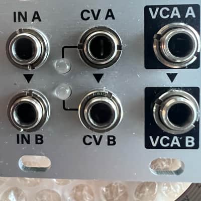 Intellijel Dual VCA 1U Dual VCA Eurorack Synth Module 2020 - Present - Silver image 1