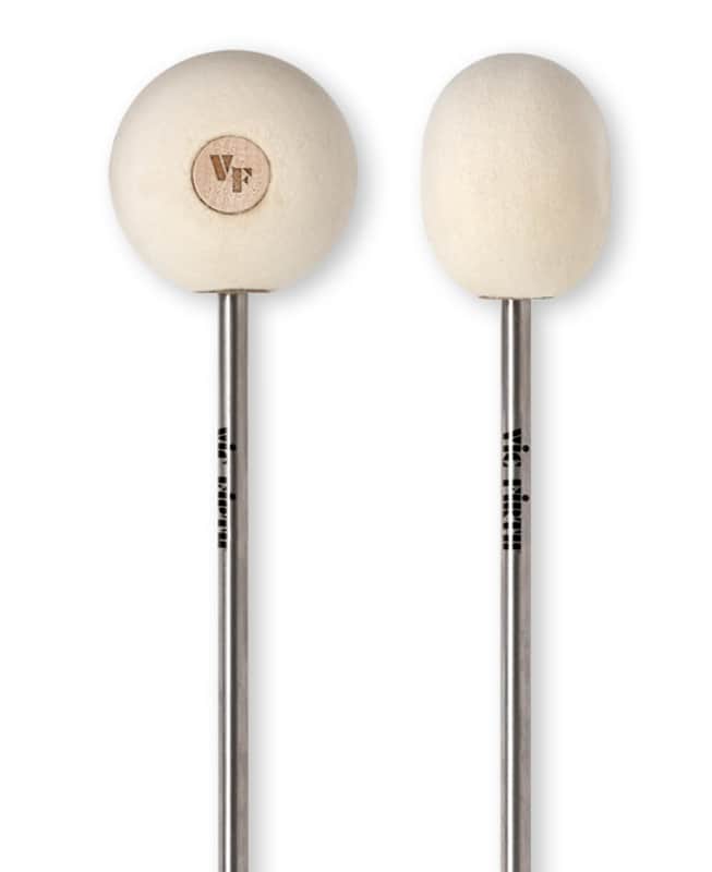 VicFirth VICKICK™ VKB1 BASS DRUM BEATER-- Medium-hard Felt, Radial Head image 1