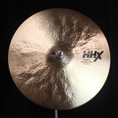 Sabian 15" HHX Complex Medium Hats - 1065g/1459g (video demo) image 1