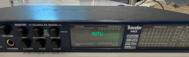 MOTU Traveler-mk3 Firewire Audio Interface