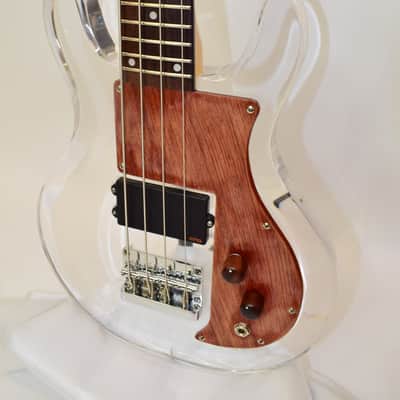 Bad Cat Instruments AC-230 Acrylic Custom 4-String Electric Bass Guitar, Transparent Lucite w/ EMG Pickup image 3