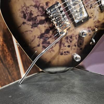 Ibanez GRG220PA1-BKB GiO E-Guitar 6-String, Transparent Brown Black Burst image 3