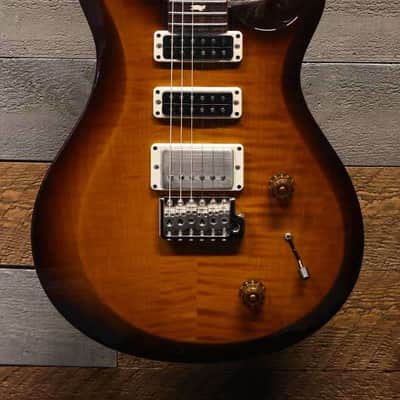 PRS S2 Studio 22 Flame Top Black Amber S2080166 image 1