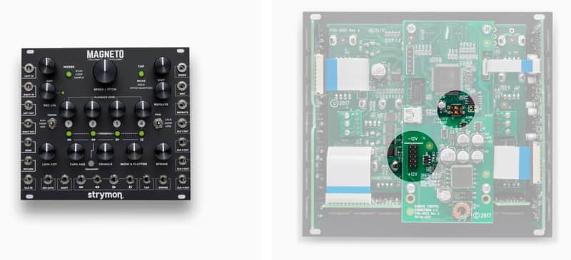 Strymon Magneto Four Head dTape Echo and Looper Eurorack Unit 2010s - Black image 1