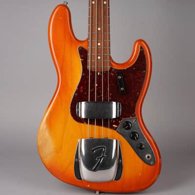 Fender Custom Shop 1964 Jazz Bass Relic - 2007 - Cherry Sunburst Relic image 1