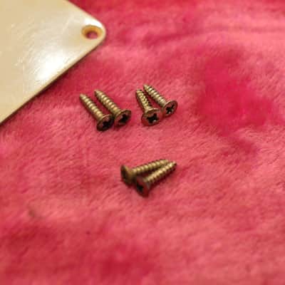 Vintage 1960's Fender Stratocaster Backplate Tremolo Cover Pre-CBS Strat 1950's image 4