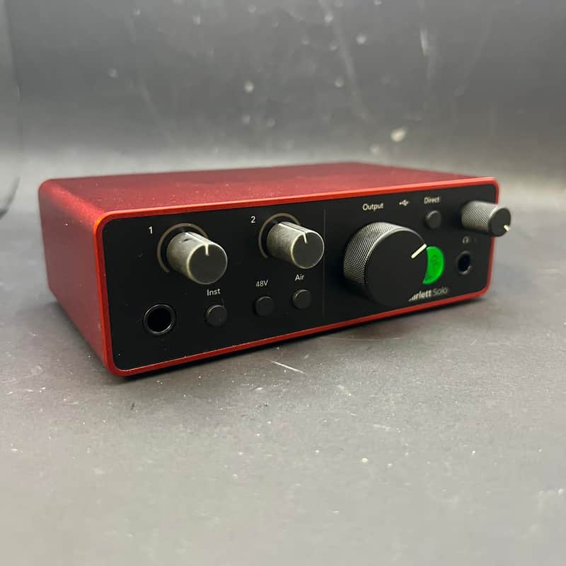Focusrite Scarlett Solo 4 Th Generation image 1