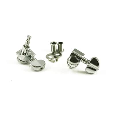 Roto-Grip 502 Locking Tuners 3 Per Side 18:1 Gear Ratio-Black image 2