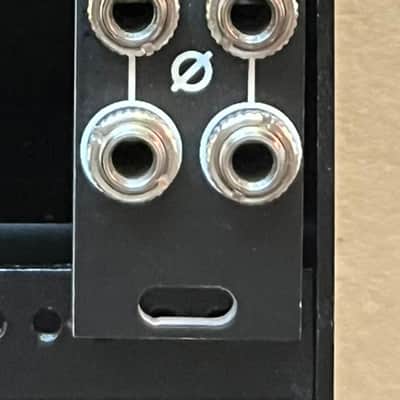 Antumbra DVCA - Dual VCA in 4HP - Micro Mutable Instruments (2ch) Veils - Black Eurorack Module image 1