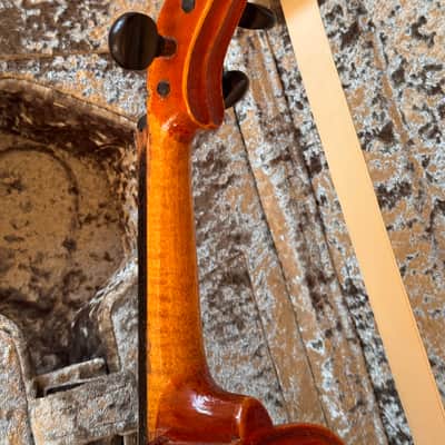 3/4 Size Copy of Antonius Stradivarius Violin w/ Peter Prier Bridge & Case (NO BOW) image 5