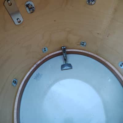 Premier 18"(Diameter)x16"(Depth) Floor Tom 1970's - White Wrap image 11
