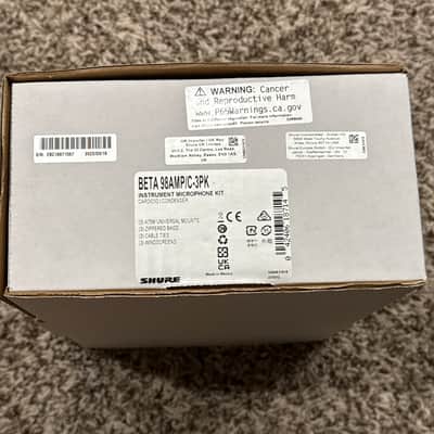 Shure BETA 98AMP / C-3PK 2010 - Present - Black image 4