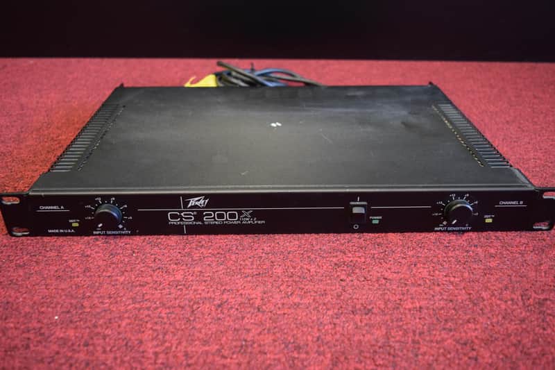 Peavey CS200x Power Amp For PA or Guitar 120 watts | Reverb