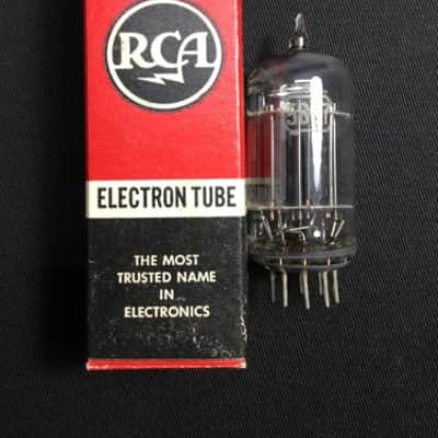 RCA 5687 Black Plates AUDIO Preamplifier VACUUM TUBE USA Tested 9.7018-D image 1
