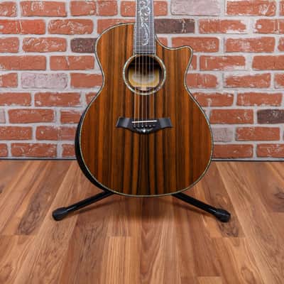 Taylor Presentation Series PS14CE Fall 2012 Limited Edition Sinker Redwood Top Natural w/Hard Shell Case image 4