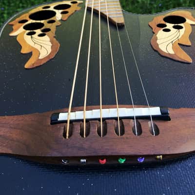 Ovation Adamas 1581-5 1999 Black Epaulet Cutaway image 2