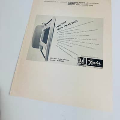 Fender JBL F-Series Dealer Pack- Super Rare! 1966 image 5