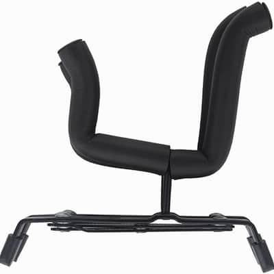 Fold-Flat Ukulele Stand Floor Foldable Violin Stand with Padded Small Instrument Stand for Ukulele, Mandolin and Violin (H-Type Retractable) image 3