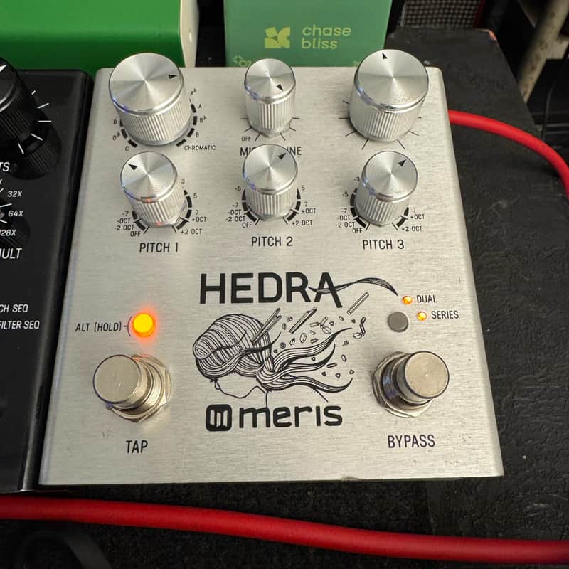 Meris Hedra 3-Voice Rhythmic Pitch Shifter 2019 - Silver image 1