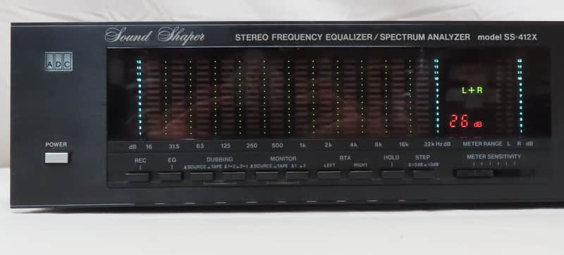 Vintage ADC SS-412X Sound Shaper Equalizer Spectrum Analyzer EQ w