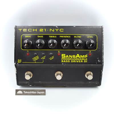 Tech 21 Sansamp Programmable Bass Driver | Reverb