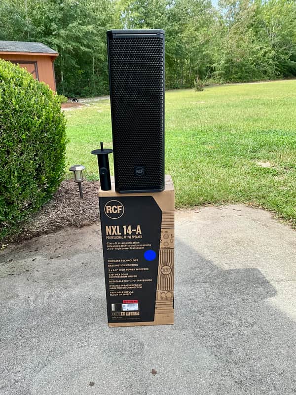 RCF NXL 14a w/ speaker pole mount image 1