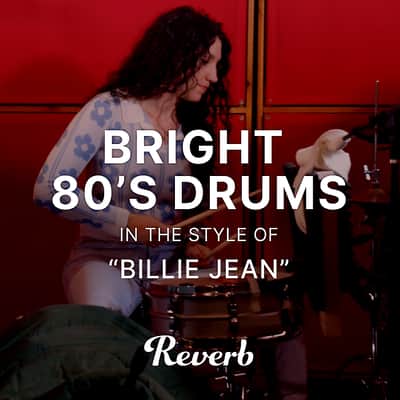 Bright '80s Billie Jean-Style Drums image 1