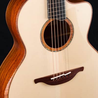 Lowden S-50C Cocobolo and Alpine Spruce with Bevel and Maple Neck NEW image 6