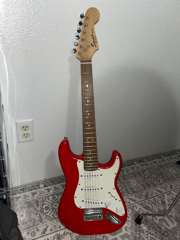 Squier Fender mini guitar image 1