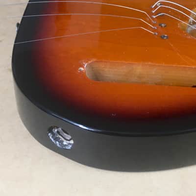 1997 Fender Nashville Classic Tele Body Solid Alder Sunburst Relic Deluxe Rare! image 4