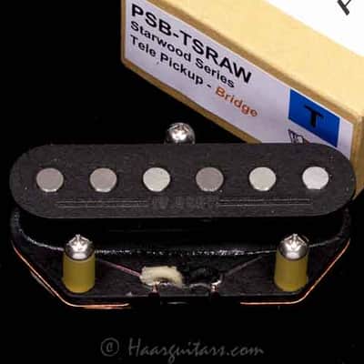 2016 TV Jones Starwood Tele bridge pickup - Raw black image 3