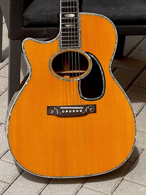Martin MC-45L Custom Shop Cutaway 1988 1-off factory MC-45 Left Handed Cutaway insane special order. image 1