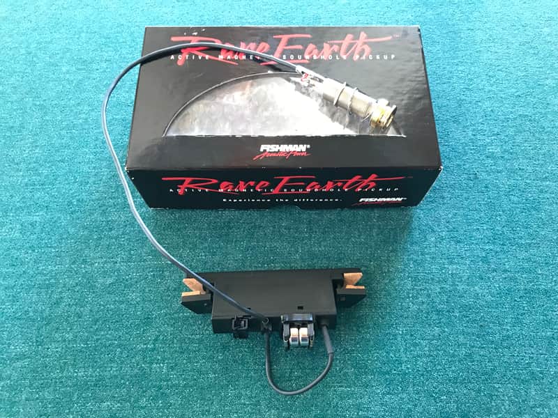 Fishman Rare Earth Humbucking Acoustic Pickup - Black image 1