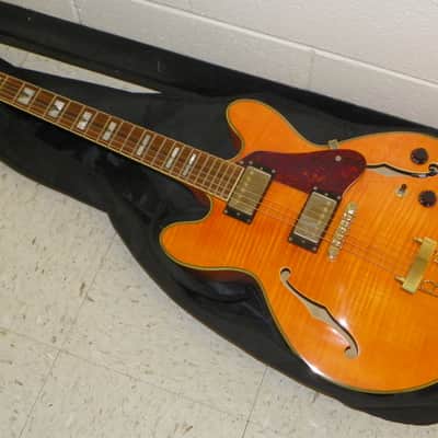 JAY TURSER*JT-142*FAT BODY-FULLY HOLLOW-DOUBLE CUTAWAY-ES-150*ROCKABILLY GUITAR image 1